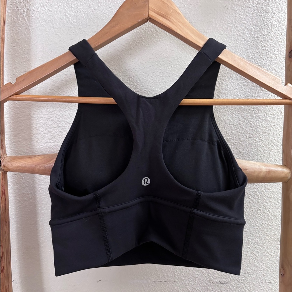 lululemon athletica Classic Black Racerback Sports Bra